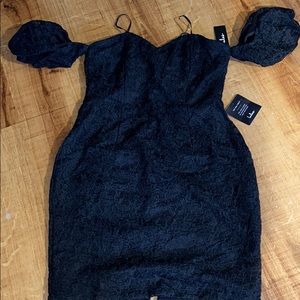 Lulas Black embroidery dress